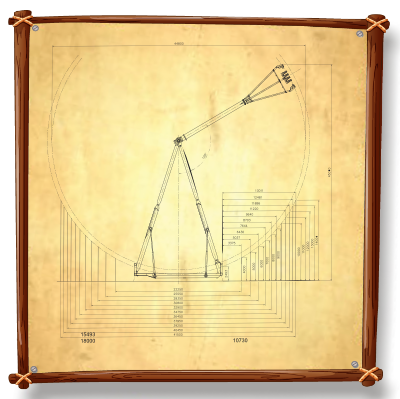 Riesenschaukel Konga - Technische Zeichnung 2